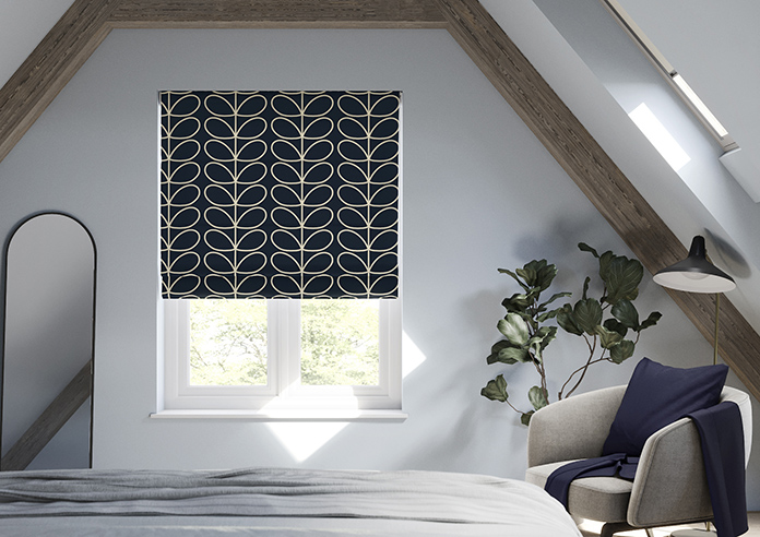 Orla Kiely Jumbo Linear Stem, Whale - Roman Blind - Image 3